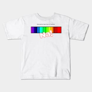 Asbsoption Spectrum of Sodium Kids T-Shirt